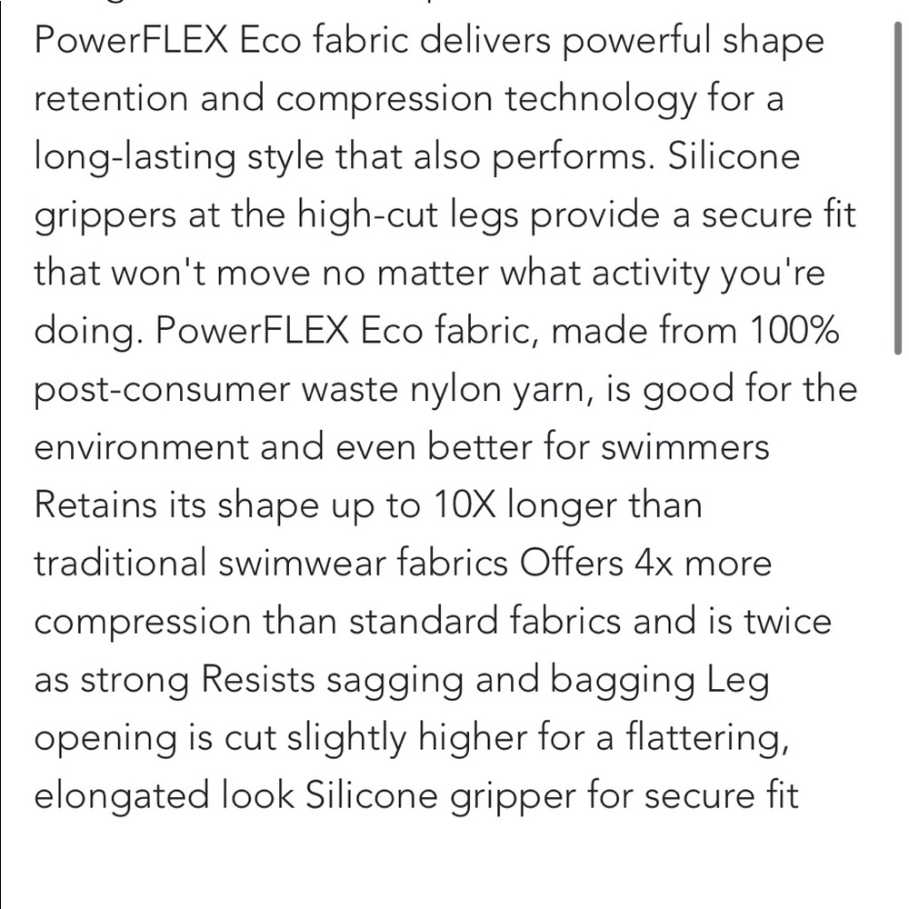 Speedo Powerflex eco solid hipster bottom - Picture 3 of 8